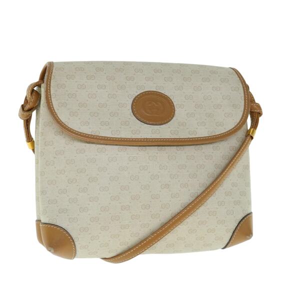 GUCCI Micro GG Supreme Shoulder Bag Pvc Beige 007 123 007 123 - Picture 1 of 16